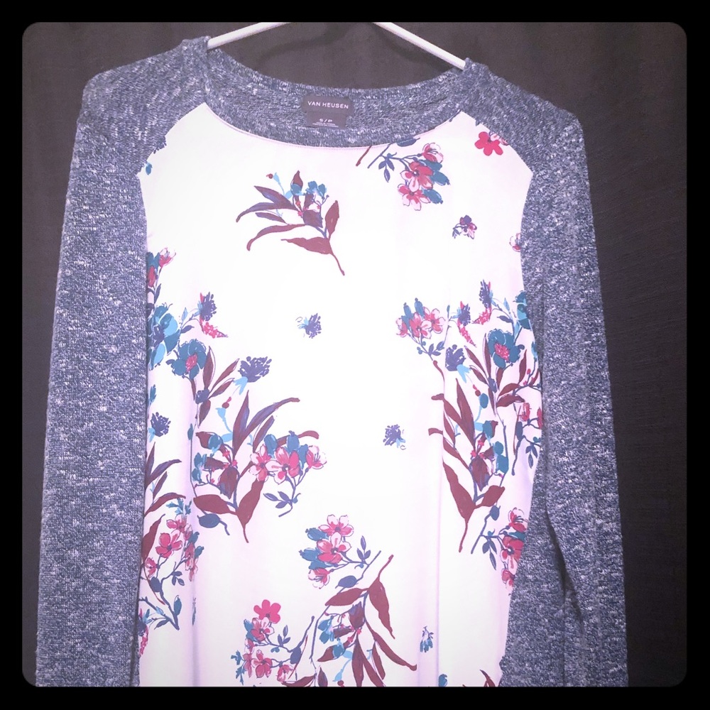Van Heusen lace thermal dress blouse